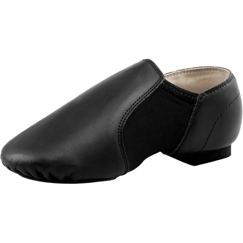 Linodes Leather Jazz Shoe Slip On for Girls and Boys